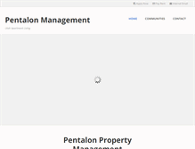 Tablet Screenshot of pentaloncorp.com